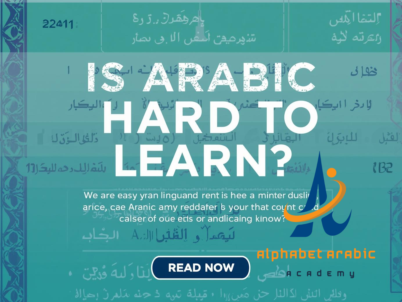Is Arabic Hard to Learn - Learn Arabic online Is Arabic Hard to Learn