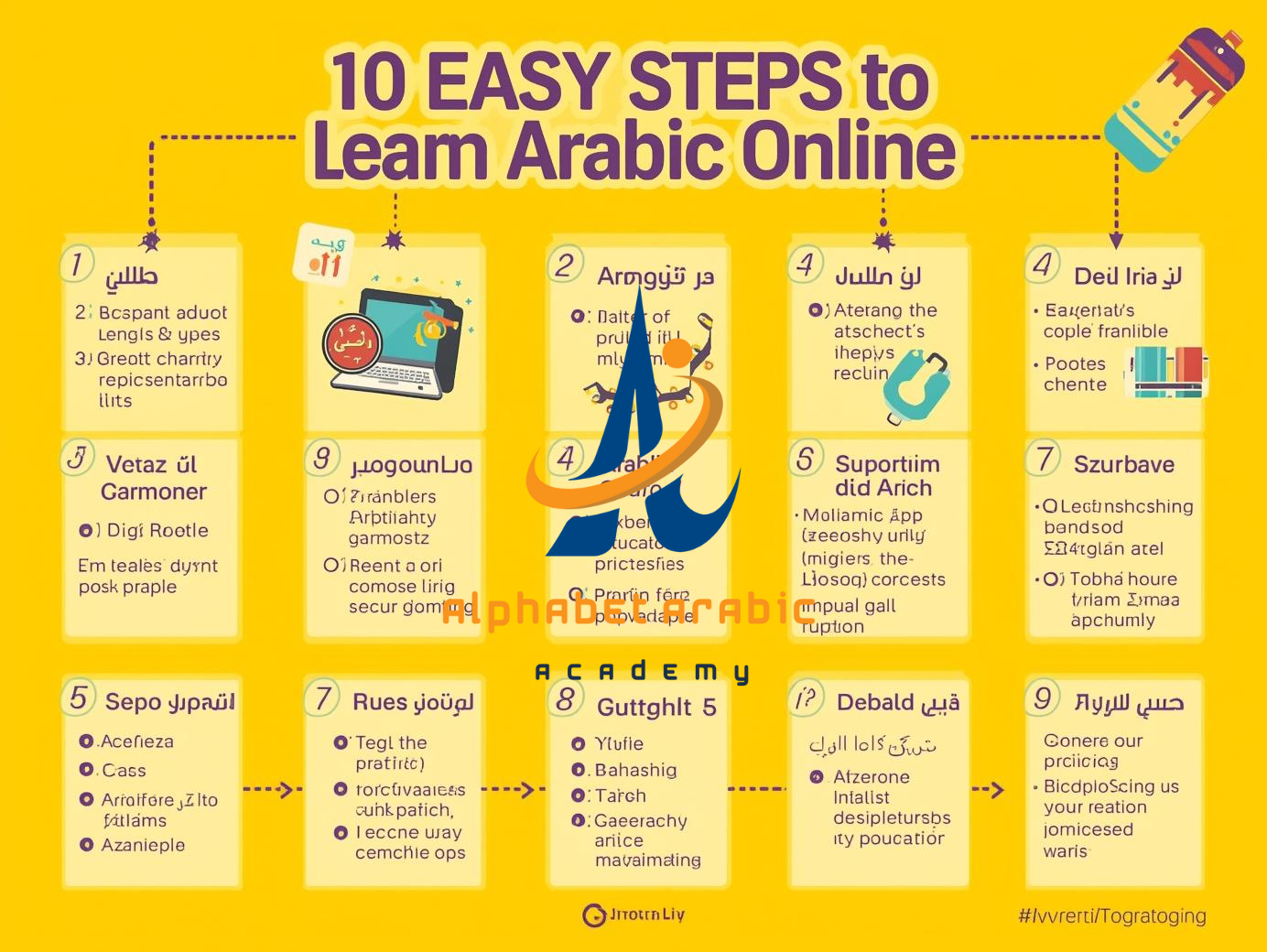 how to read arabic online