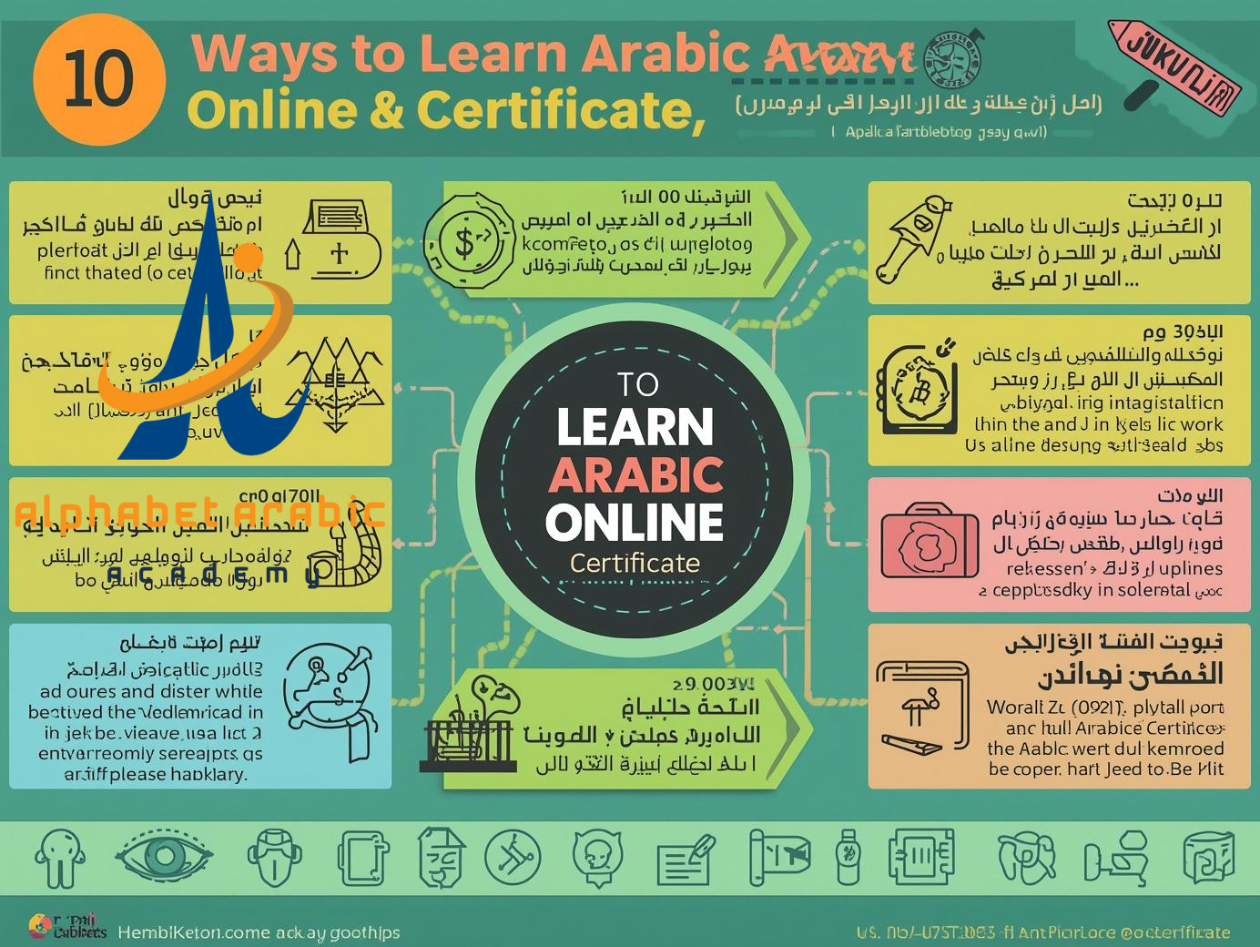 10 Ways to Learn Arabic Online with Certificate now