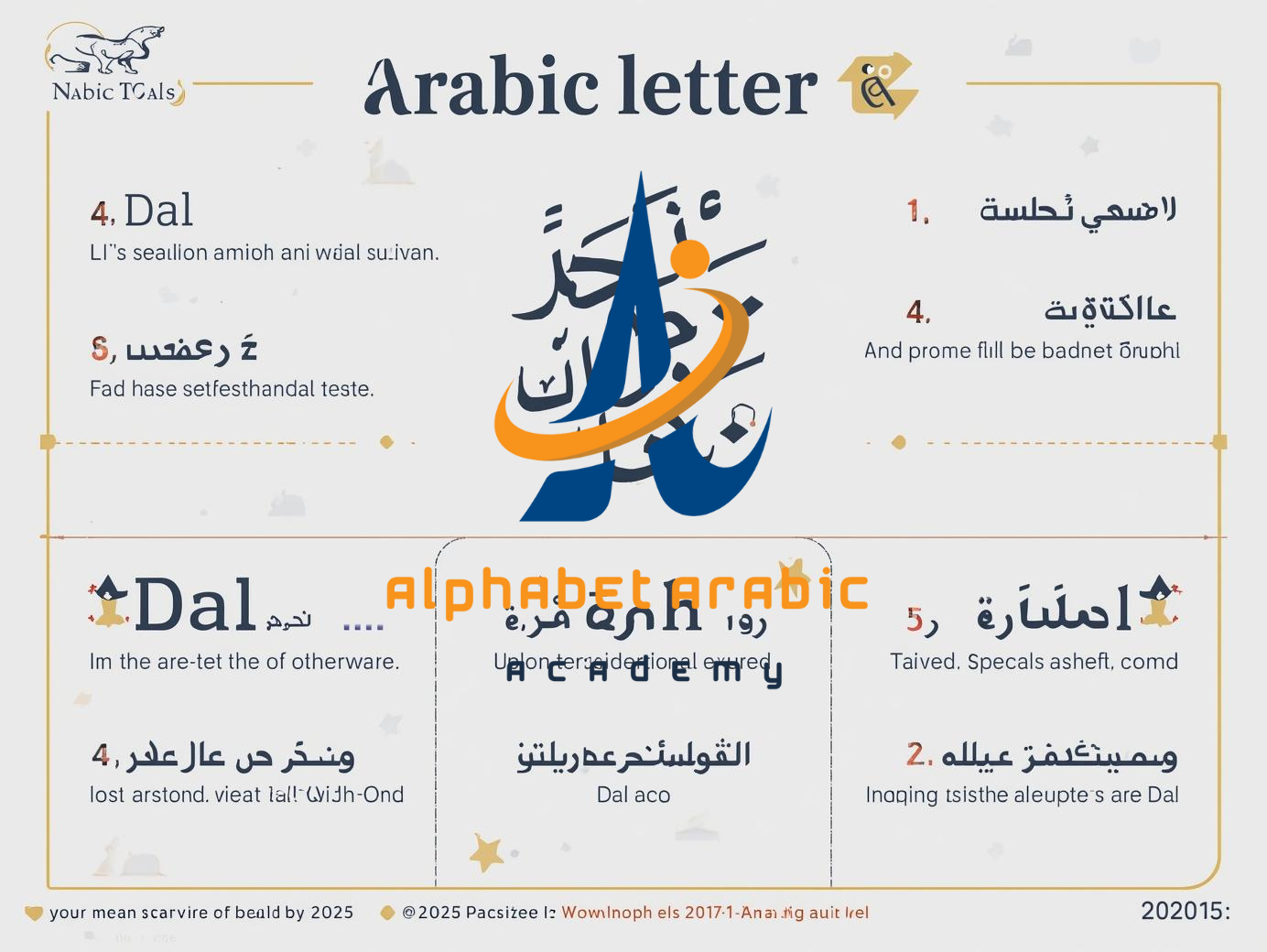 dal arabic letter