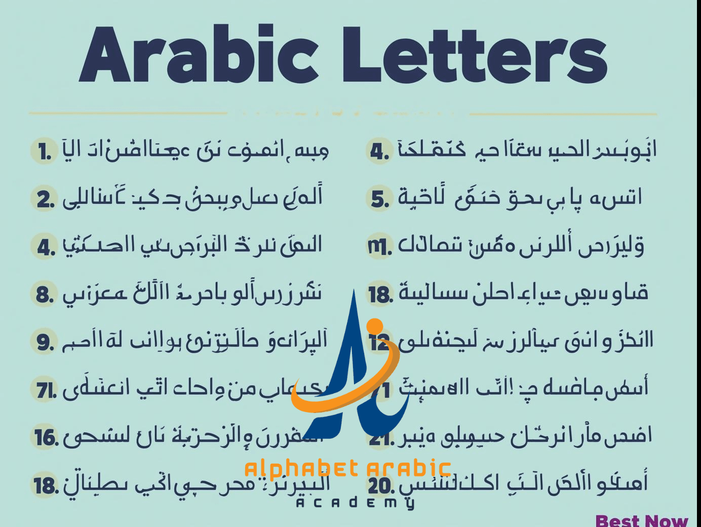 1 to 100 arabic: learn 1 to 10 arabic letters to English |best now