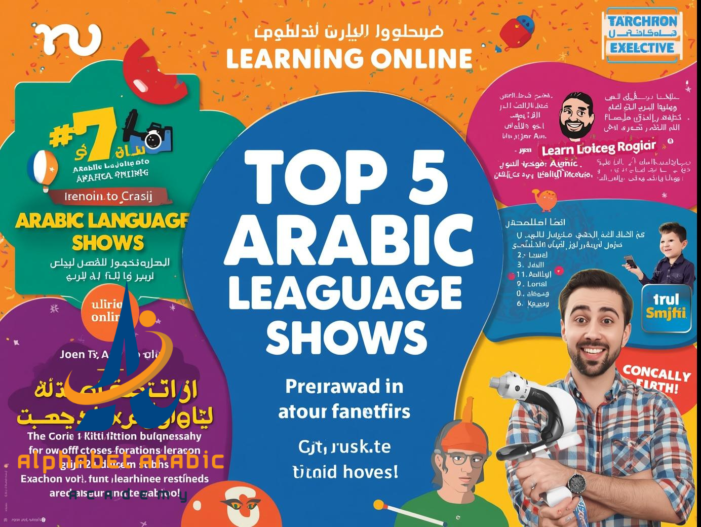 Best 5 Arabic Shows to Learn Arabic online : fun & Education now