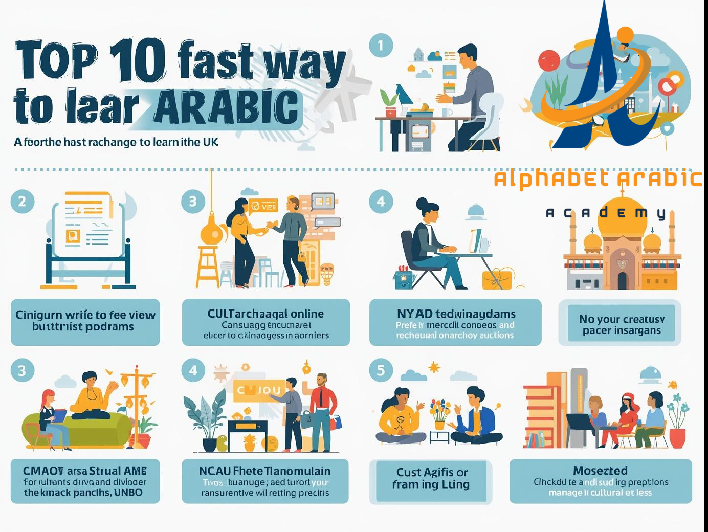Top 10 Ways to Learn Arabic in the UK easily Faster Than You Think