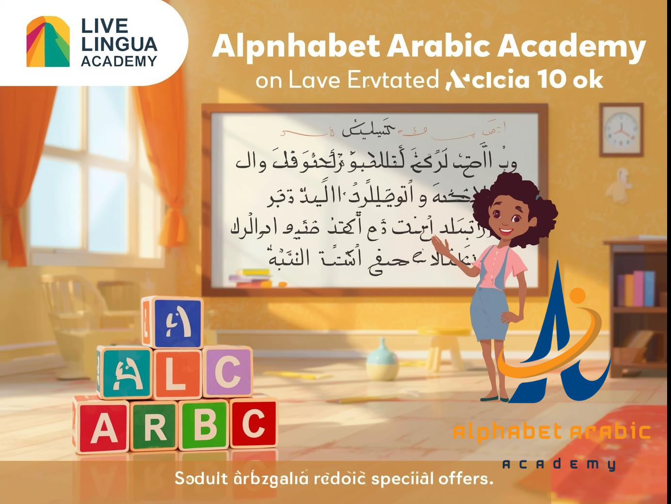 Live Lingua Arabic and Offers at alphabet arabic academy now