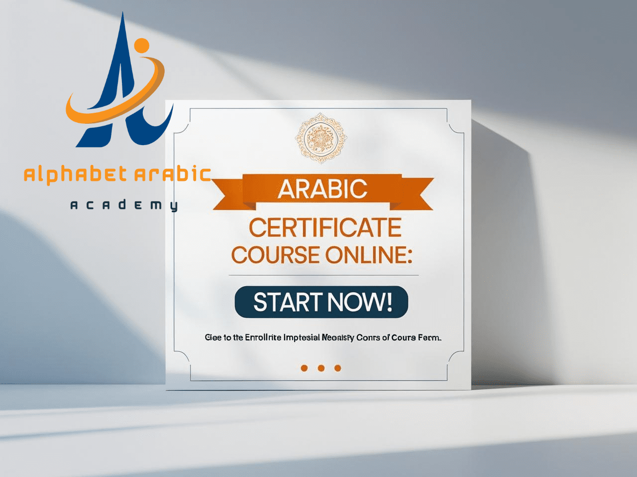 Arabic Certificate Course Online: Start Now!