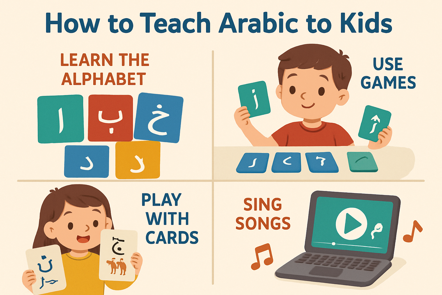 How to Teach Arabic to Kids: Fun Games and Interactive Tips