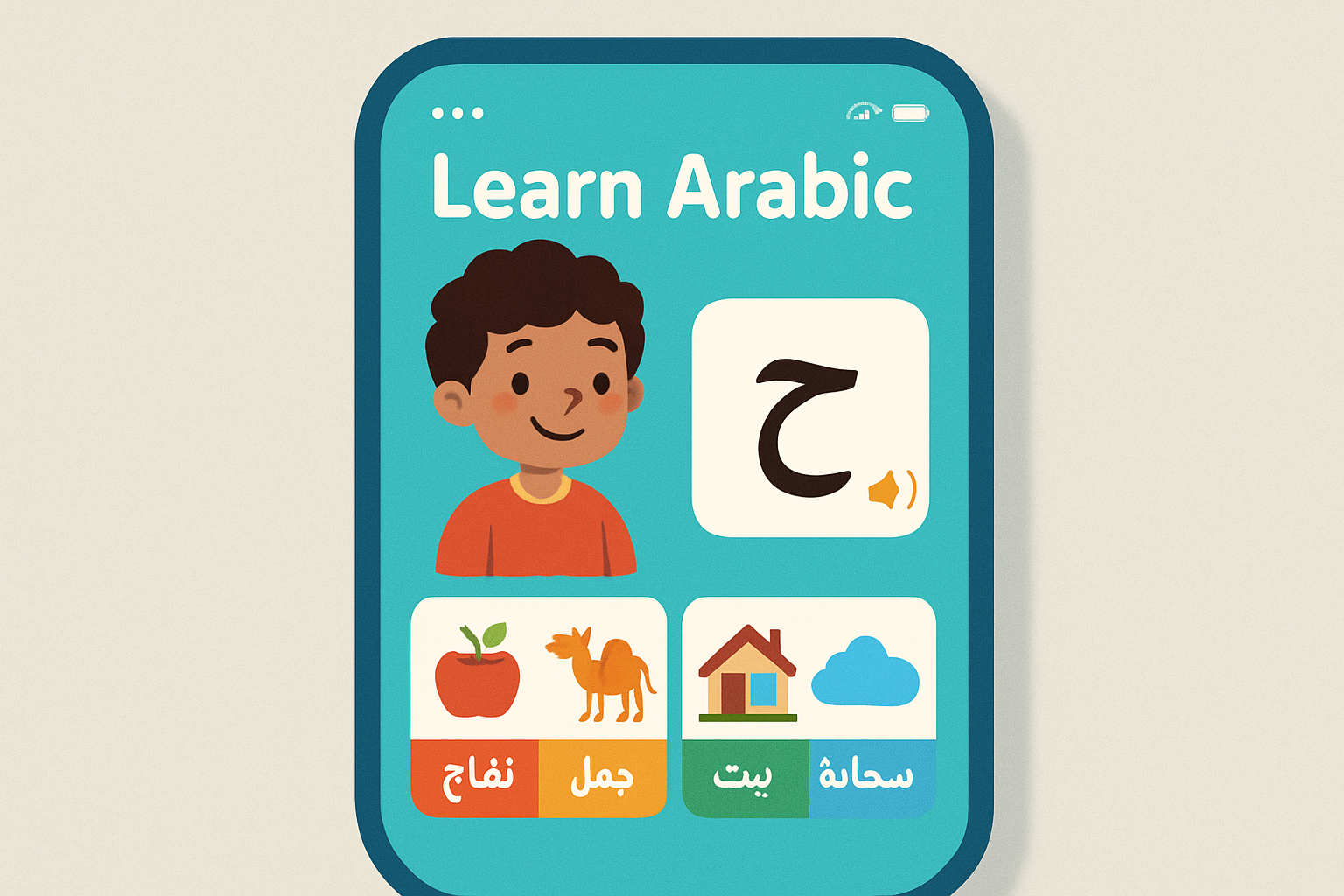 Mobile App to Learn Arabic Kids