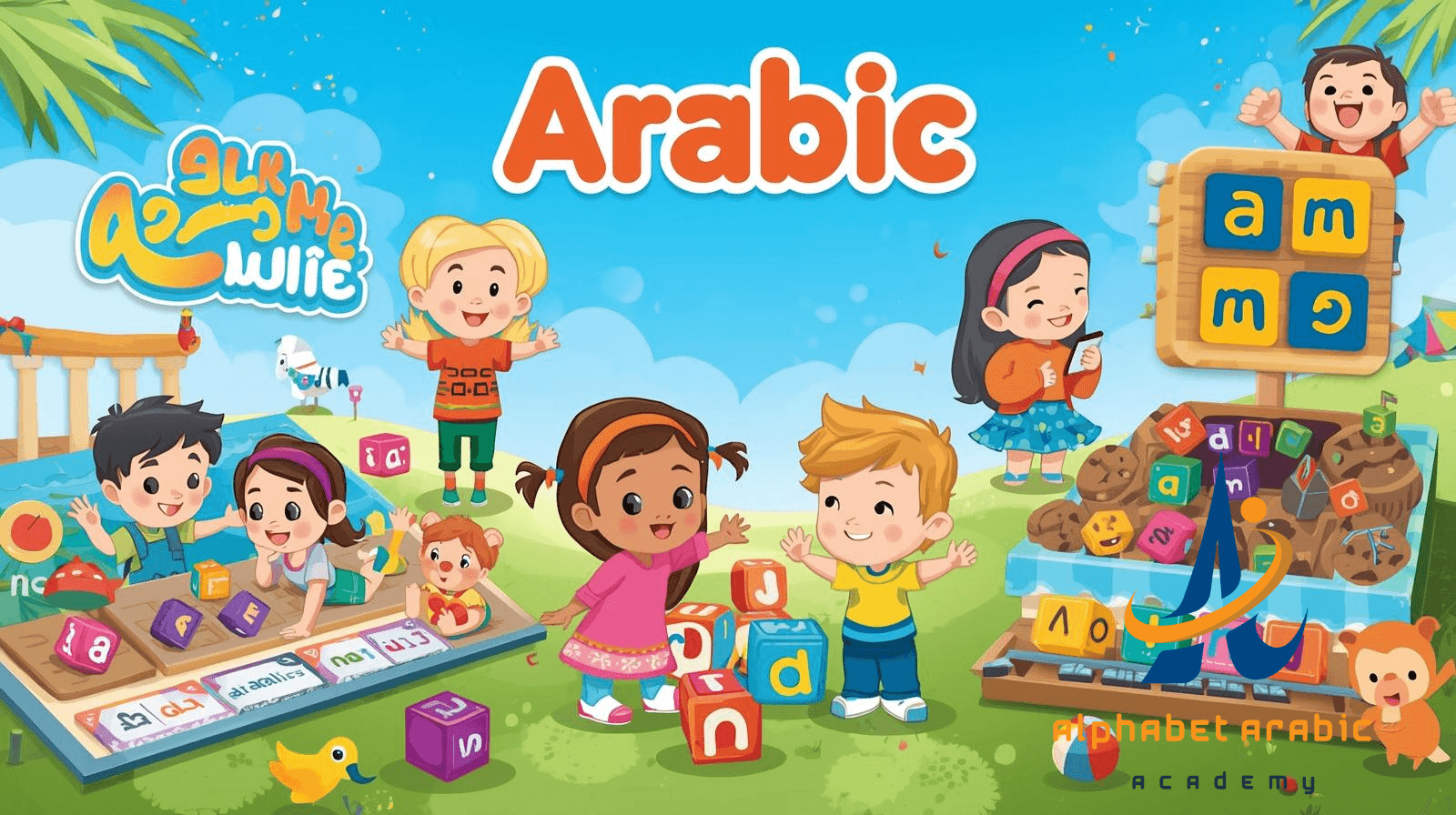 arabic for kids with games and fun