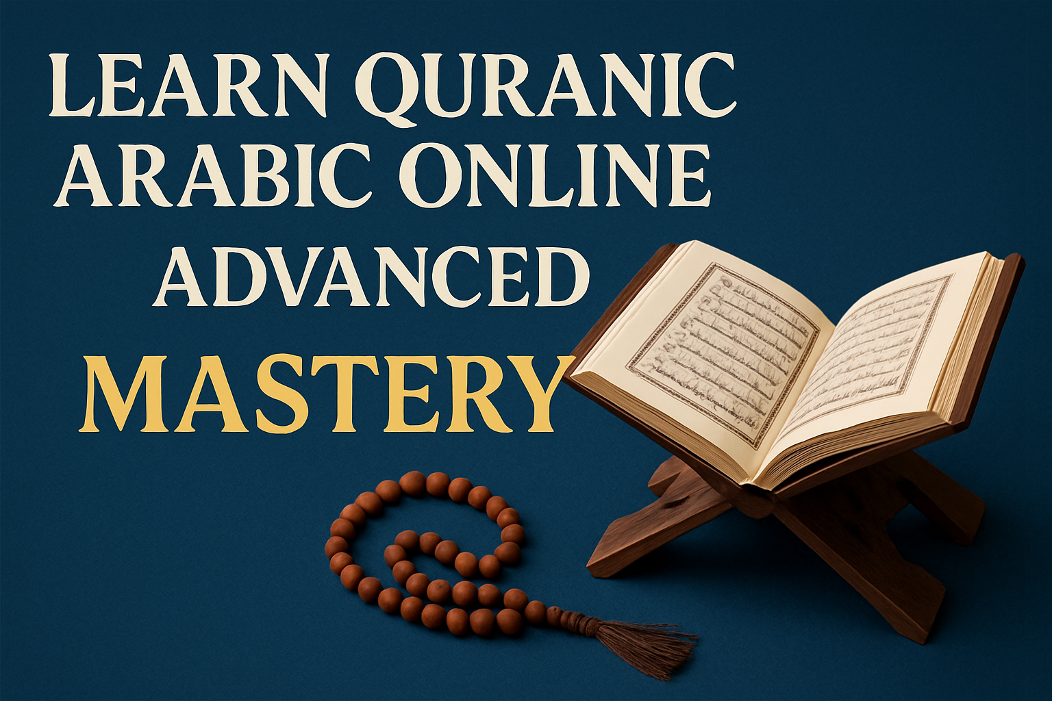 Learn Quranic Arabic Online Advanced – Mastery