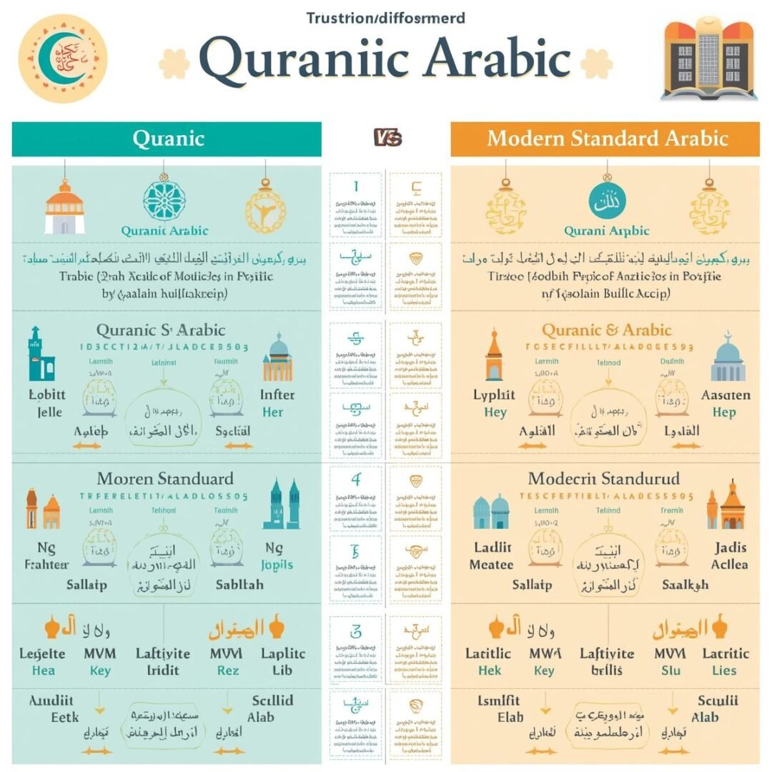 New: Quranic Arabic vs Modern Standard Arabic (Differences) - Learn Arabic online New: Quranic Arabic vs Modern Standard Arabic (Differences)