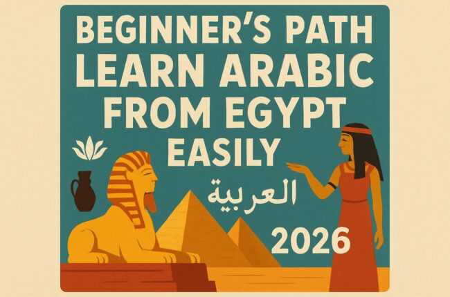 Beginner's Path: Learn Arabic from Egypt in 2026 Easily
