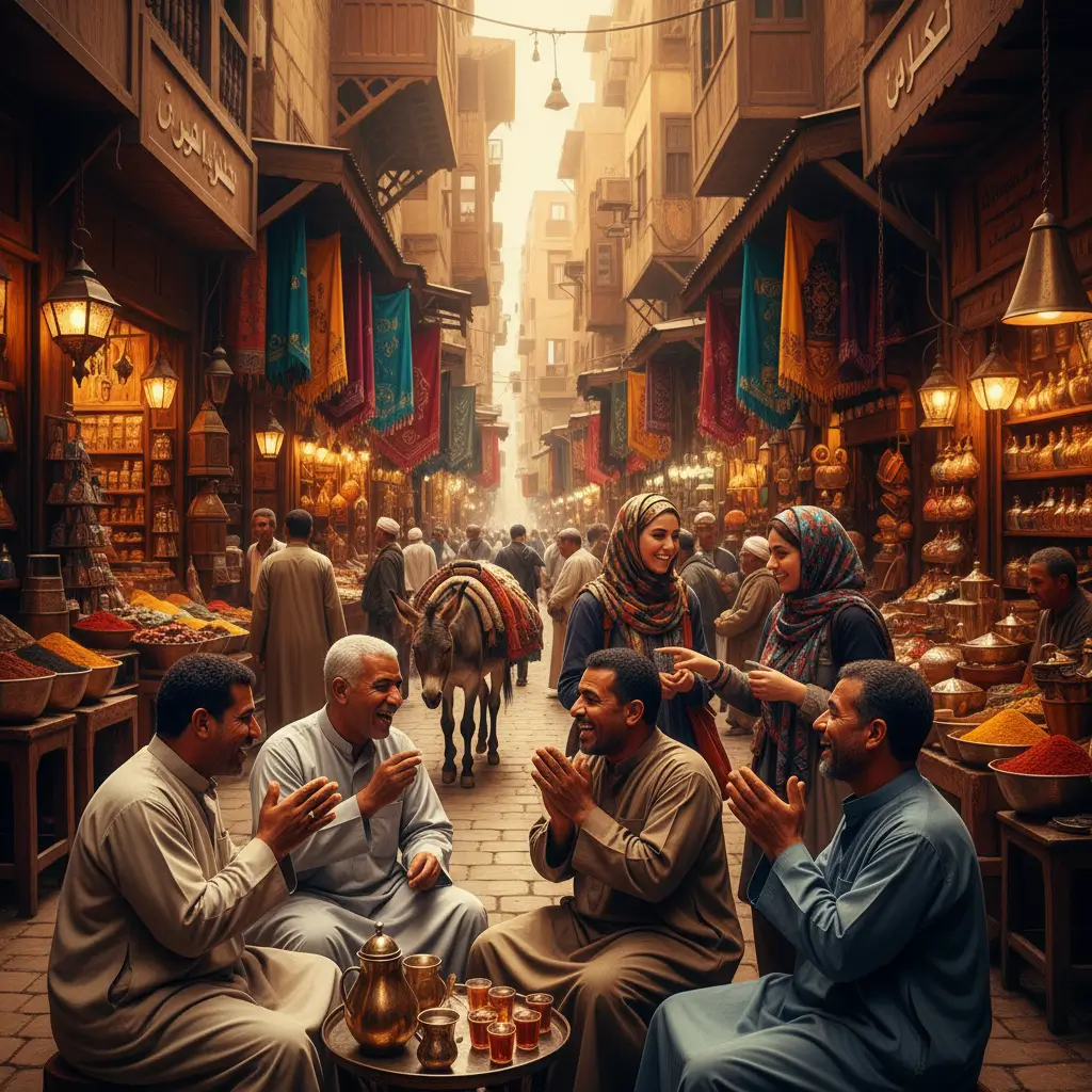 egyptian people sitting in street Learn Egyptian Arabic