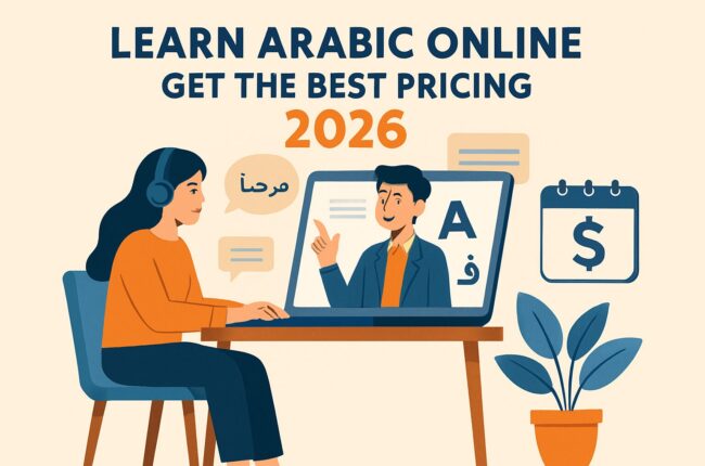 Learn arabic online pricing 2026 get the best