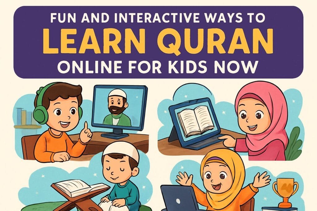 Fun and learn Quran online for kids interactive Now