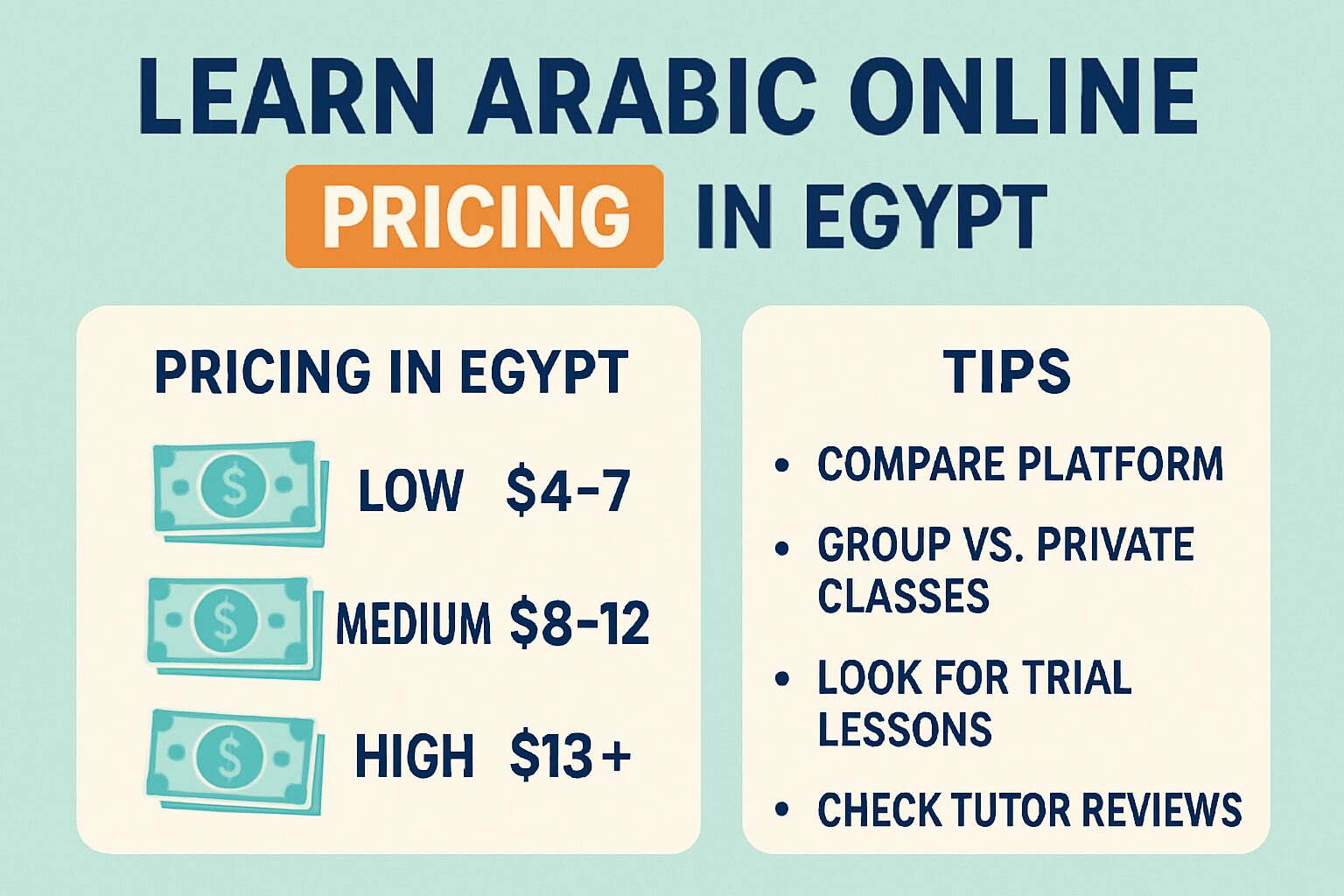 image_title Save Big on: Learn Arabic Online Pricing in Egypt Tips