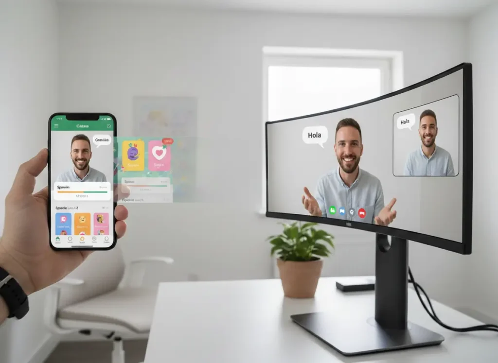 Comparison between online Arabic learning platforms vs live academy classes with native instructors.