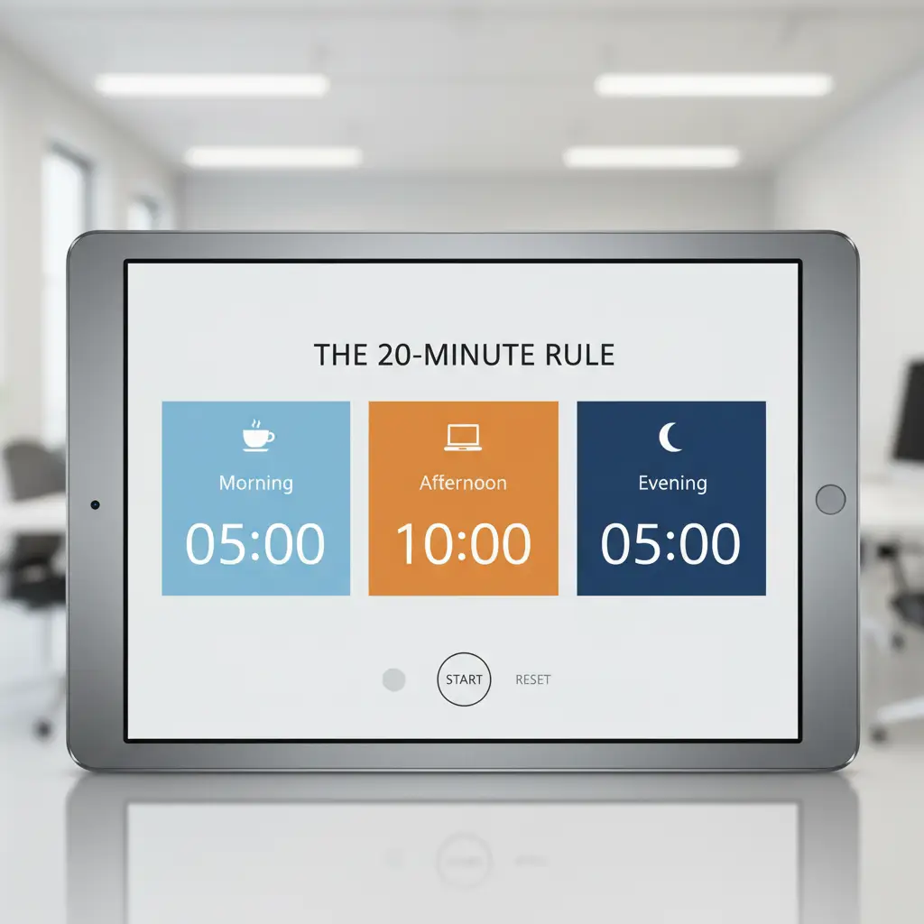 Daily 20-minute Arabic conversation practice routine for busy adults