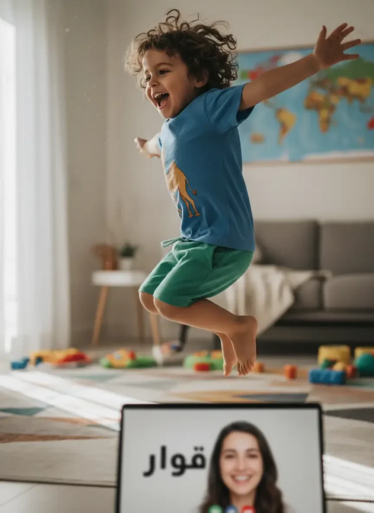 Engaging Arabic storytelling lessons for children using interactive narrative methods.