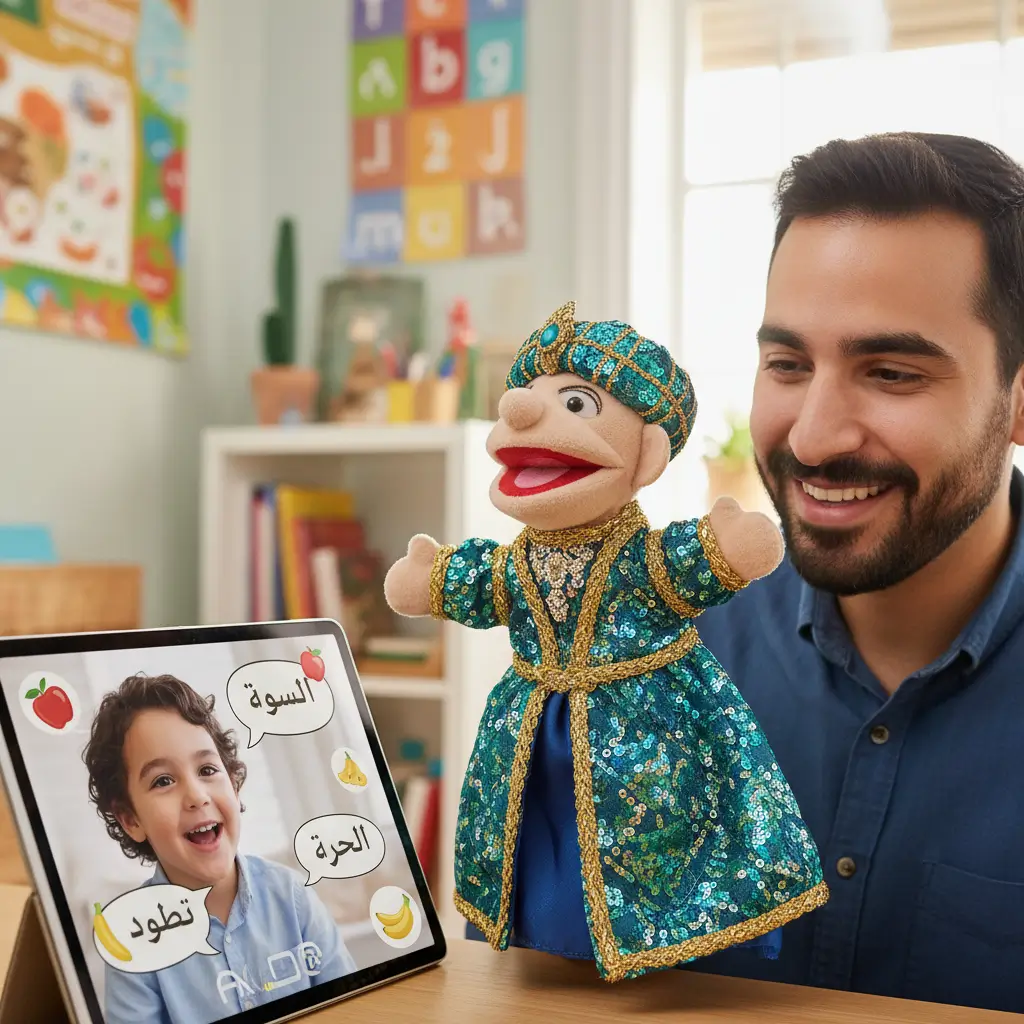 Fun and interactive Arabic pedagogy for kids using games and creative teaching styles.