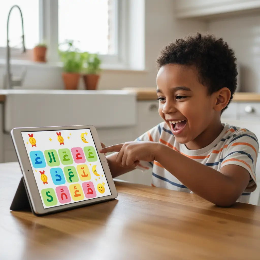 Interactive and gamified online Quran lessons for kids to improve engagement and retention