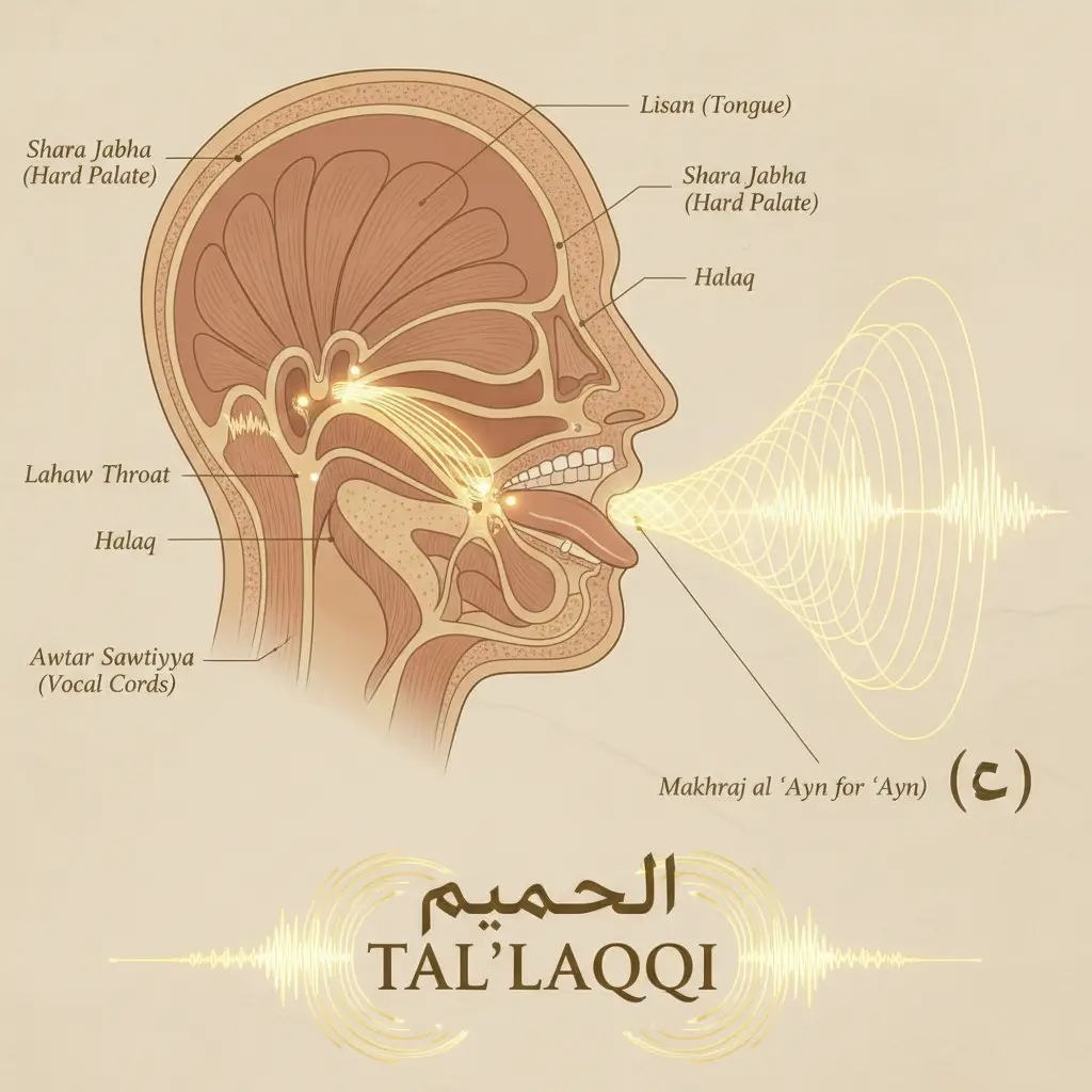 Makharij El-Huroof Diagram