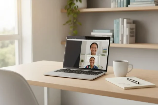 Virtual Classroom Setting arabic course for complete beginners from zero