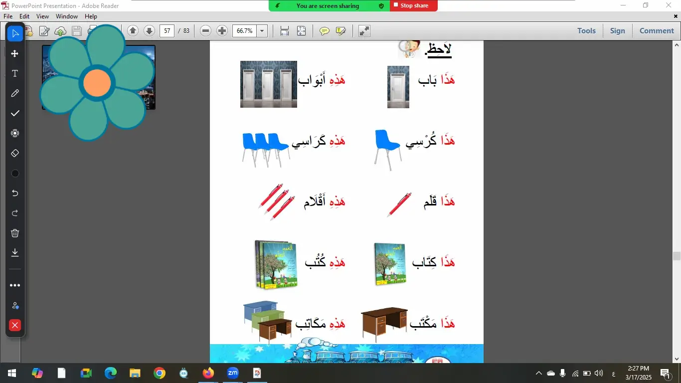 Singular and plural nouns lesson with visual cards