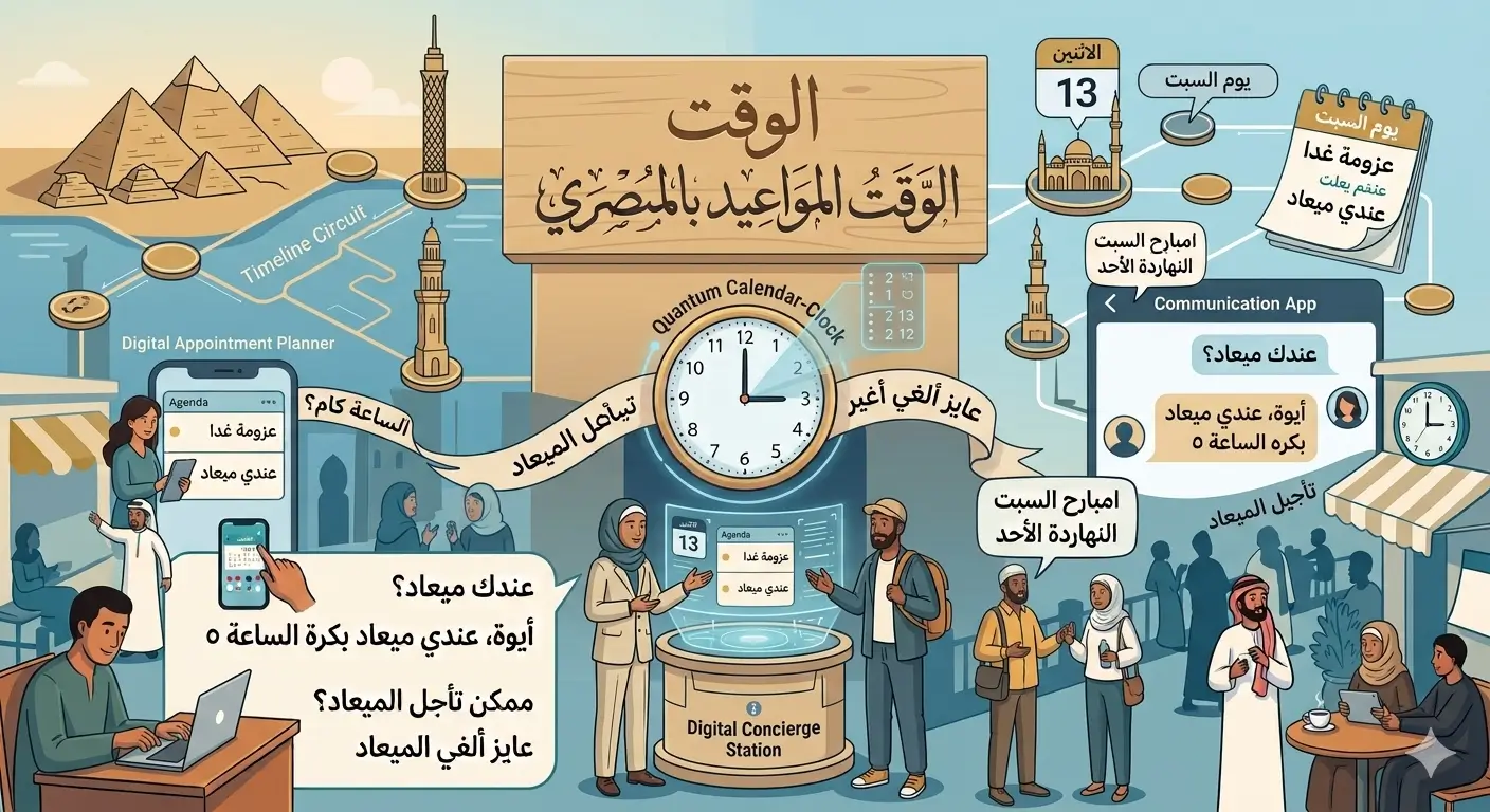 Learn Time and Dates in Egyptian Arabic Online (A Guide Parents Can Actually Use)