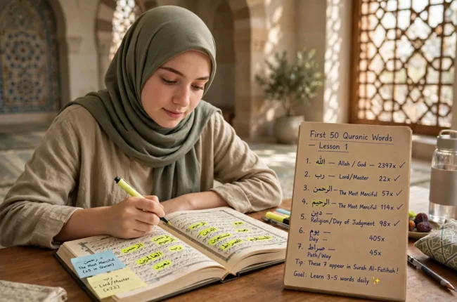 The First 50 Quranic Words Every Beginner Should Learn